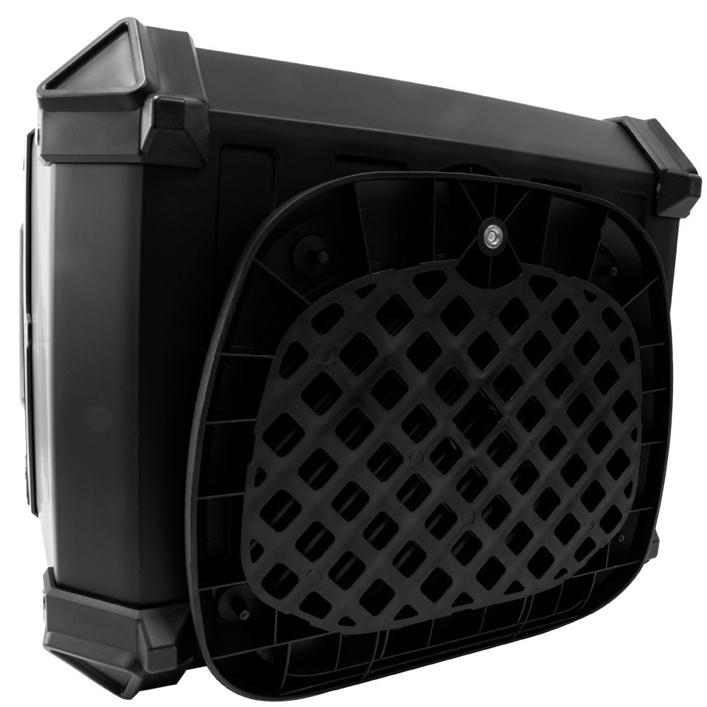 X-Plor Topcase aus schwarzem Kunststoff, 38 l, Schwarz für Motorrad und Roller