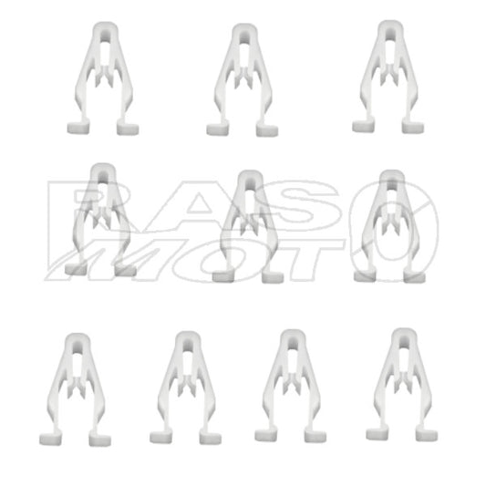 Kit 10pz Clip A Scatto Montaggio Carene Plastiche Scooter e Moto Honda 90666-SDA-A01