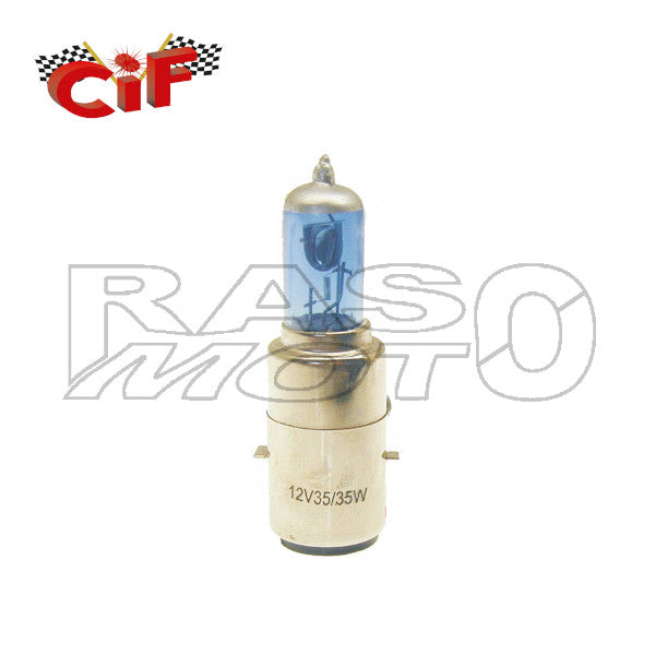 Cif Bulb BA 20D 12V 35/35W Xenon White Light Front Headlight Piaggio VESPA PX PE - APE - Scooter 50cc