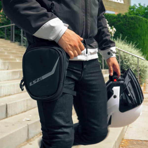 LS2 Borsello Da Gamba FREEDOM Impermeabile 2L Scooter e Moto