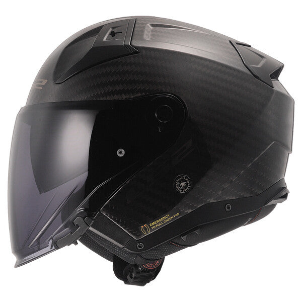 LS2 Casco INFINITY II CARBON Solid Matt Taglia S