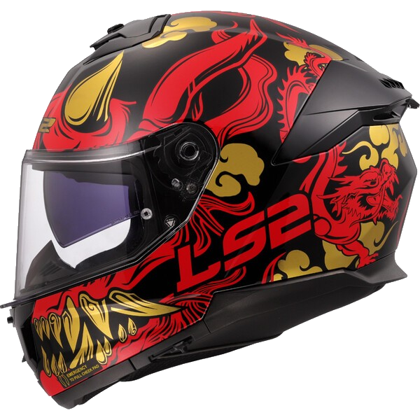 LS2 Full Face Helmet STREAM II Motorcycle FF808