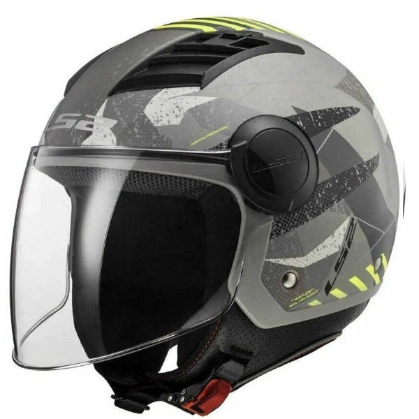LS2 Jet Helmet With Visor Airflow I OF562