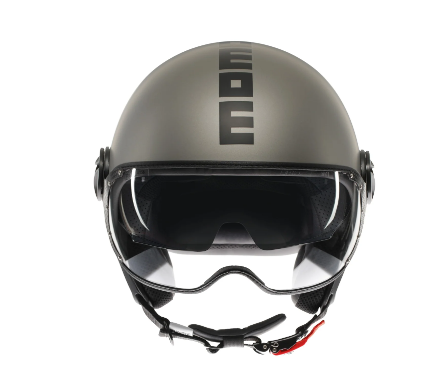 MOMODESIGN Jet Motorcycle Helmet FGTR EVO Mono E2206 Matt Titanium / Black
