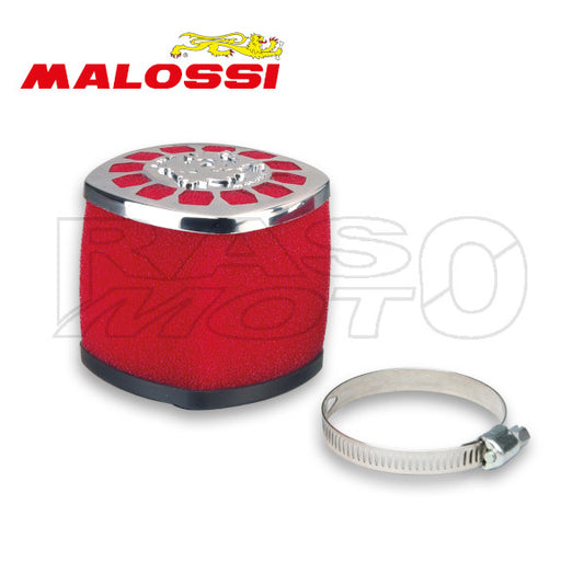 Malossi 0411450 Red Filter Filtro Aria E14 Ø 32 Decentrato Dritto Carburatori PHBG 19 - PHBD 14 Scooter Moto