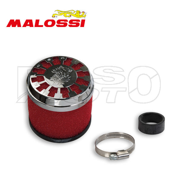 Malossi 0411729 Red Filter Air Filter E13 Ø 32/38 Decentralized Straight Carburetors PHVA - B - PHBN - PHBG - PHBL