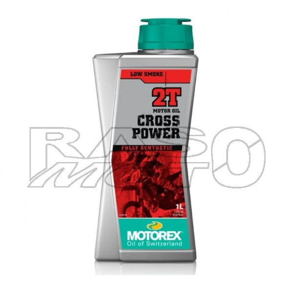 Motorex Cross Power 2T Engine Oil Mixture Motorcycle Scooter Full Synthetic 1LT
