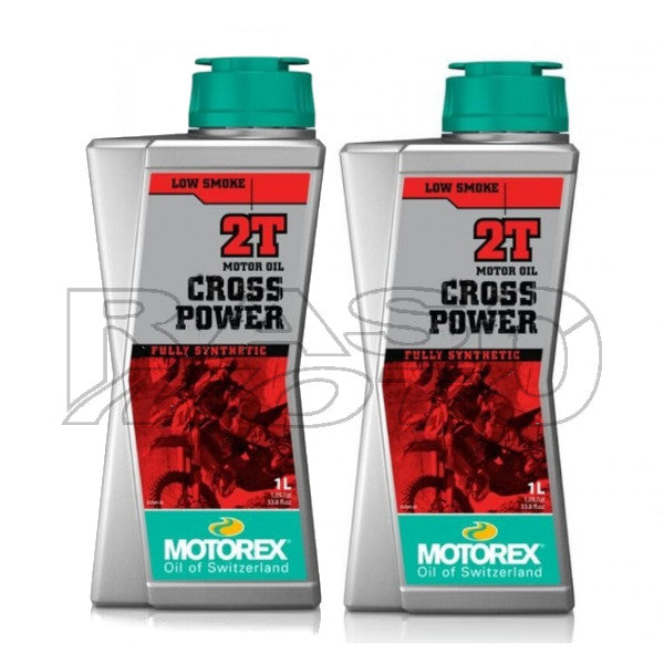 Motorex Cross Power 2T Oil Mix Engine Motorcycle Scooter Full Synthetic 2LT