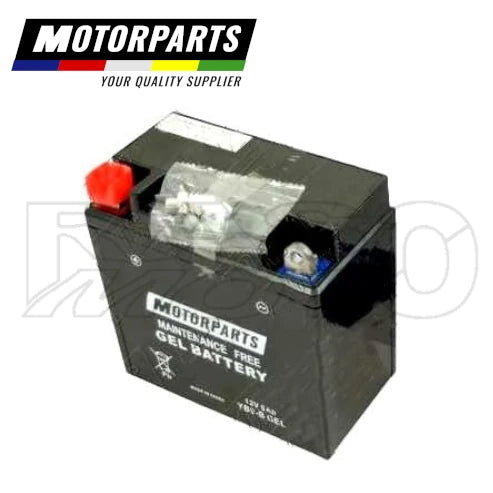 Motorparts Battery YB9-B-GEL 12V 9AH APRILIA - MALAGUTI - GILERA - PIAGGIO - DERBI
