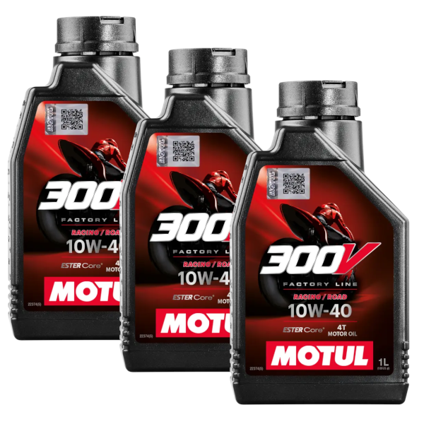 Motul 300V 4T Factory Line Road Racing 10W-40 3LT Moto - ATV - UTV - SxS - Moto D'Acqua