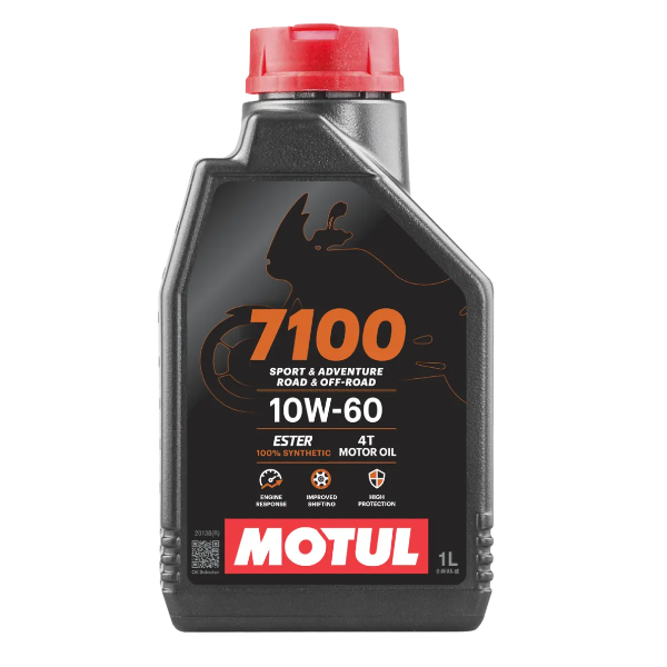 Motul Olio Motore 7100 10W60 100% Sintetico 4T Scooter e Moto 1lt