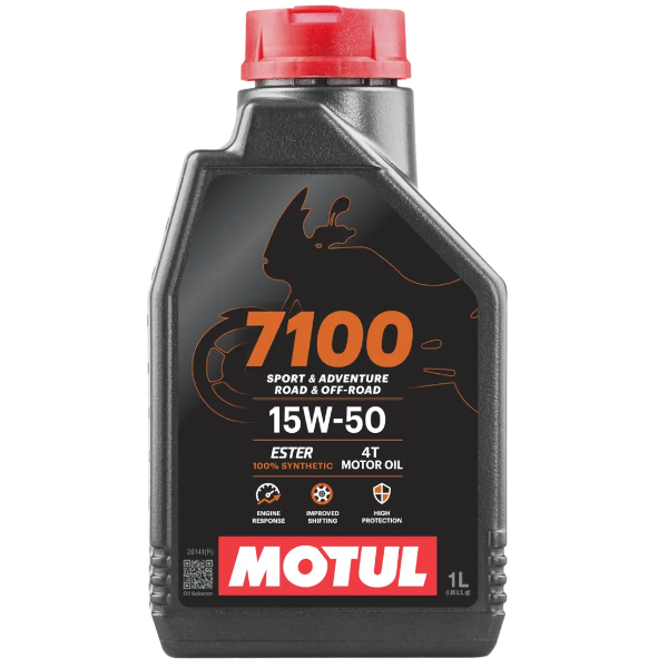 Motul Olio Motore 7100 15W50 100% Sintetico4T Scooter E Moto 1lt