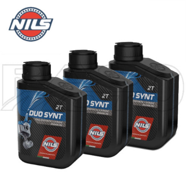 Nils Duo Synt 2T Engine Oil Mix Scooter and Motorcycle Full Synthetic 3LT