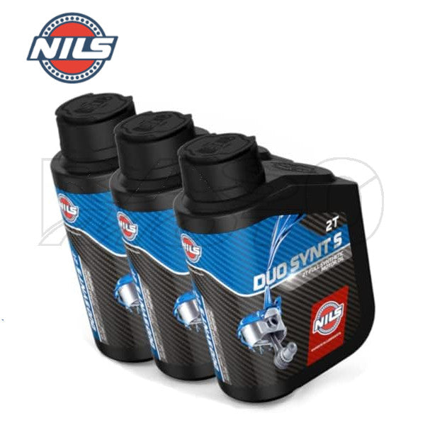 Nils Duo Synt 2T Engine Oil Mixture ex Duo Synt S Scooter and Motorcycle Full Synthetic 1LT