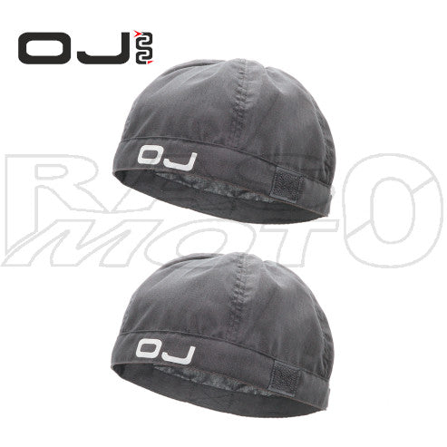 OJ Twin Cap Pair of Hygienic Cotton Under-Helmet Caps