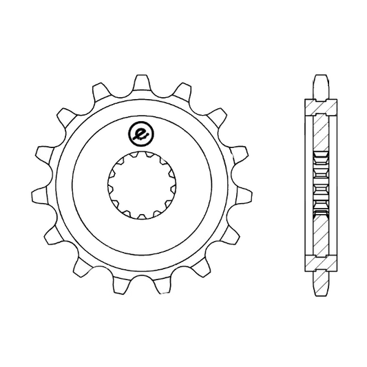 Ognibene Pignone 15 Denti Rapportatura Modificata CF Moto MT450   360457Z15