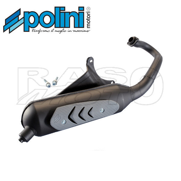 Polini 200.0310 Approved Exhaust Muffler Original Model Piaggio NRG - NTT - TYPHOON - Gilera STORM - TYPHOON