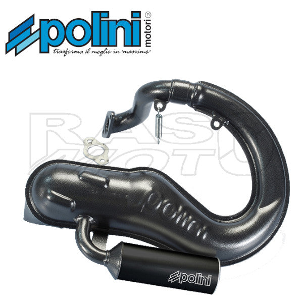 Polini 200.2051/S Marmitta Scarico Con Silenziatore Alluminio Piaggio VESPA 125 PK - PK XL - ETS
