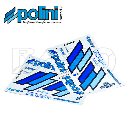 Polini 225.030 Set Adesivi TEAM POLINI Replica Scooter DX-SX