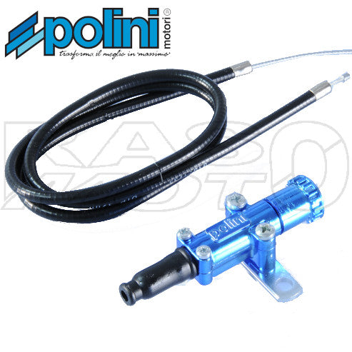 Polini 316.0012 Blaue Vergaser-Luftstartersteuerung, komplett mit Universalkabel