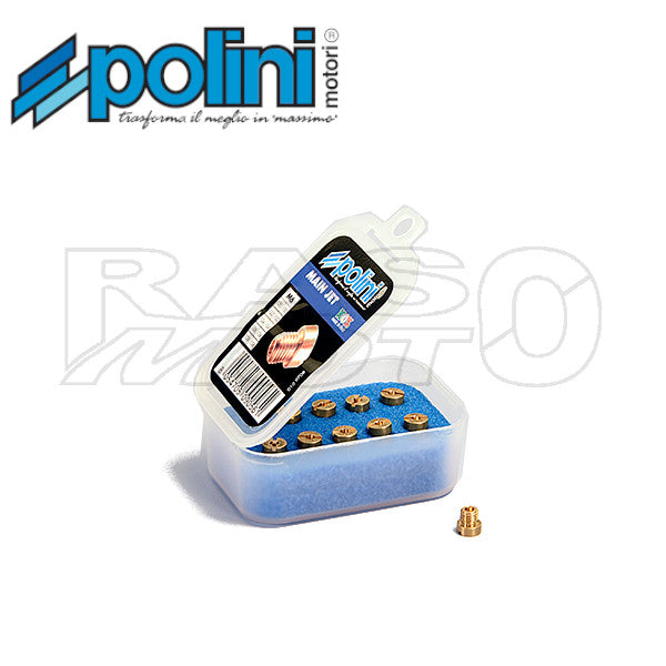 Polini 362.0005 Set 10 Getti DELLORTO 6mm Dal 120 al 138 Per Carburatore Scooter Moto