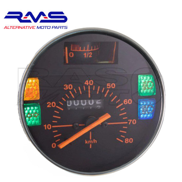 RMS 163680031 Contachilometri Scala 80KMH Piaggio VESPA 50 PK - N - RUSH - PK XL 226739
