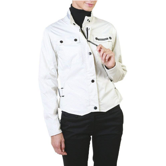 Tucano Urbano Giacca Corta Moto Impermeabile 553 Shorty Lady Bianco Taglia S