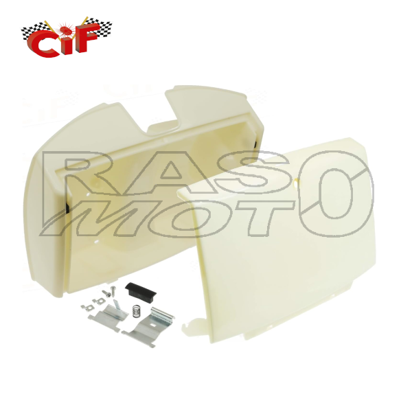 Cif Complete Top Box + Door + Lock Kit Piaggio VESPA PK - PK AUTOMATIC - PKS 50 - 80 - 125