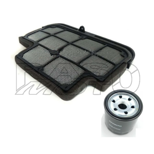 CFMoto Air Filter + Oil Filter 650 MT - GT - NK Original Spare Part CFR111003 + CFR070020