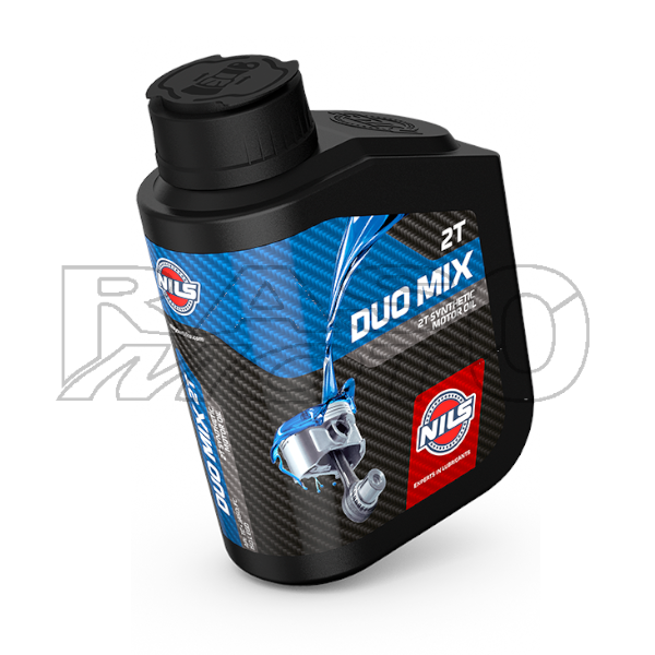 Nils Duo Mix 2T Engine Oil Mixture Scooter and Motorcycle Synthetic 1LT