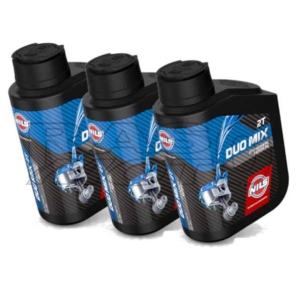 Nils Duo Mix 2T Engine Oil Mixture Scooter and Motorcycle Synthetic 3LT