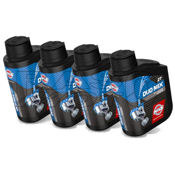 Nils Duo Mix 2T Engine Oil Mixture Scooter and Motorcycle Synthetic 4LT