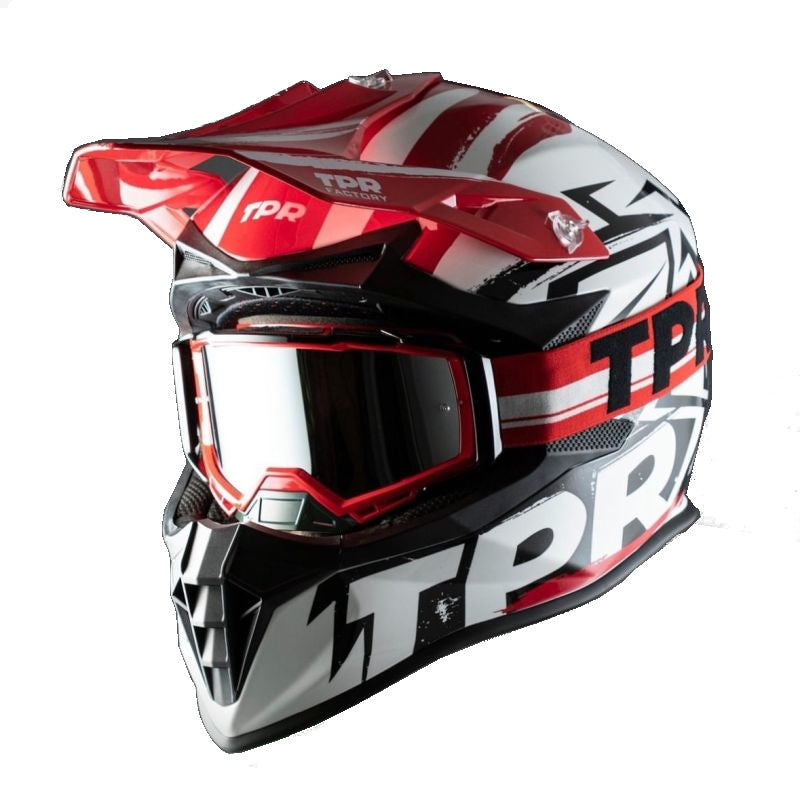 Casque Cross MPH JUMPER MX TPR FACTORY avec masque Enduro TPR inclus Motard ECE 22.06