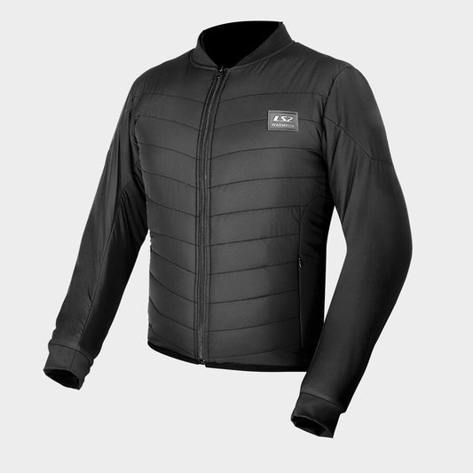 LS2 Giacca Termica Piumino WARMRIDE MAN Uomo Black Nero Scooter e Moto