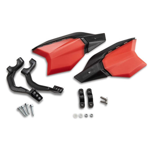 Beta Roter und schwarzer Handschutzsatz RR 2T - 4T ENDURO - MOTARD - ALP Originalersatzteil 049.46.000.82.97