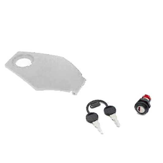 Beta White Door + Lock and Keys ENDURO RR 50 2T RACING 2018 Original Spare Part 021.43.001.10.51+021.40.041.82.00