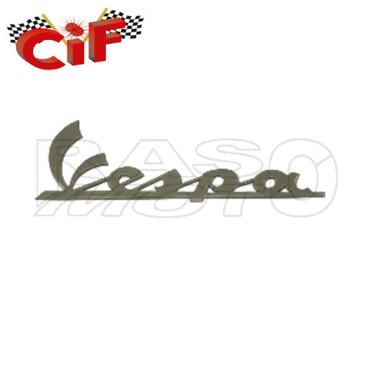 Cif 10470-BR Targhetta Stemma VESPA Piccola 98mm Adesiva Brunita Scudo Anteriore Piaggio VESPA GTS - S - SPINT