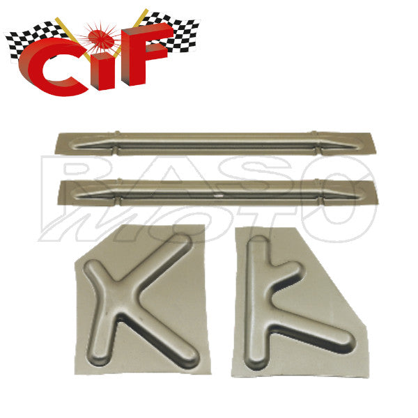 Cif 15925-K Kit Rinforzi Per Fondo Pedana In Lamiera Grezza Piaggio VESPA 50 - 90 - 125 PRIMAVERA - ET3