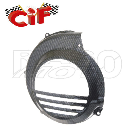 Cif 5099-CARB Carbon Iron Lüfterabdeckung Piaggio Look VESPA PX PE ALLE TYPEN