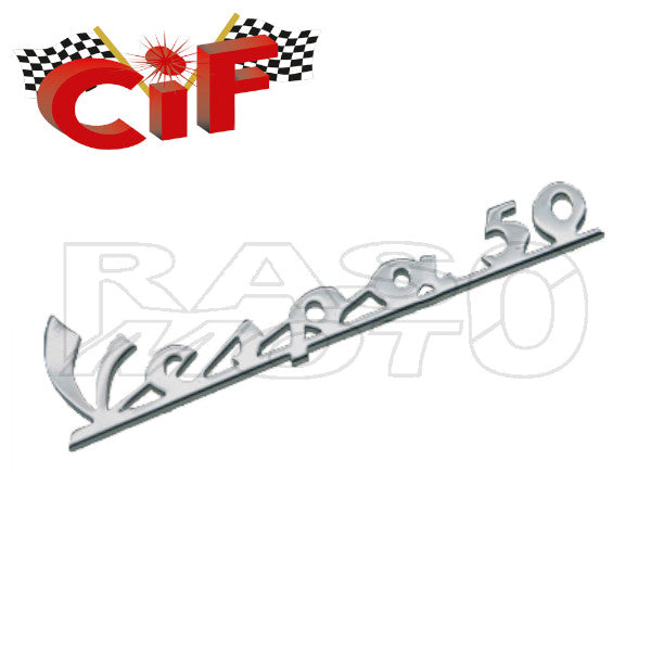 Cif 5731 Targhetta Traforata Scudo Anteriore 135mm Piaggio VESPA 50 L