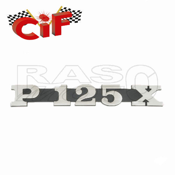 Cif 5768 Targhetta Stemma P 125 X Cofano Laterale Piaggio VESPA P125X