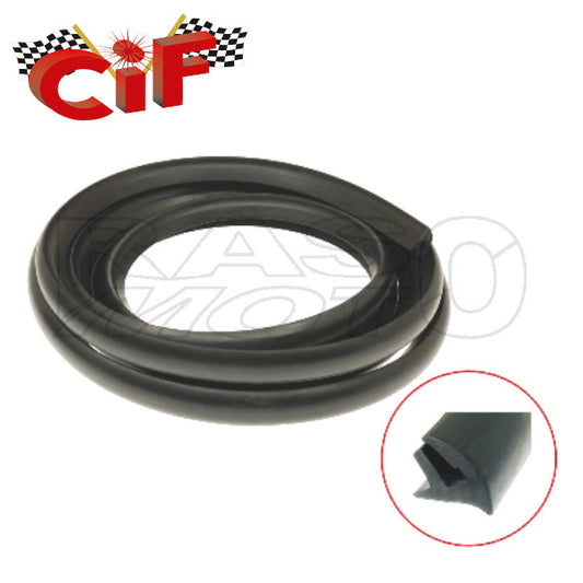 Cif 6149 Profilo In Gomma Per Cofani Laterali 3mt Piaggio VESPA PX PE - SPRINT VELOCE