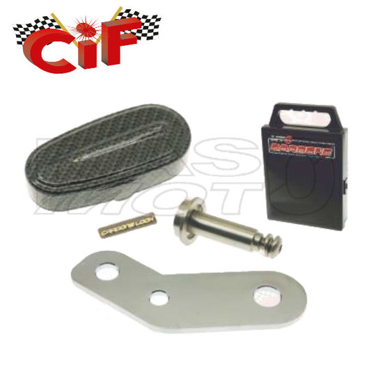 Cif 6430-KTA Kit Anti Affondamento Ammortizzatore Anteriore Carbone Look Piaggio VESPA 50 SPECIAL - 125 PRIMAVERA - ET3 - PK 50  - PK 50 XL