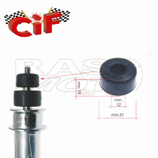 Cif 6485 Upper Stop Buffer Small Type Rear Shock Absorber Paggio VESPA PK - PK XL - RUSH - COSA - Scooter FLY - LIBERTY - NRG - SFERA - TYPHOON - ZIP - VESPA ET2 - ET4 - GTS - GTV - LX - PRIMAVERA