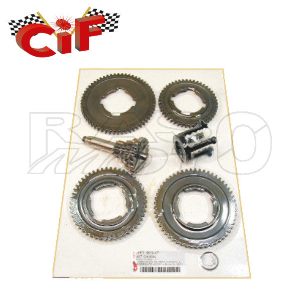 Cif 6510-KT Kit Cambio 4 Velocità E Modifica Piaggio VESPA 50 - 50 S - 125 PRIMAVERA - ET3