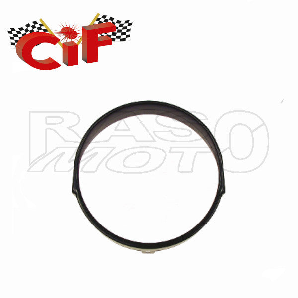 Cif 7372-N Ghiera Fanale In Ferro Nera Fanale Anteriore Piaggio VESPA PK XL