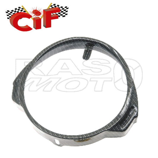 Cif 7394-CARB Eisen-Scheinwerferring, Frontscheinwerfer, Carbon-Look, Piaggio VESPA PX PE 125 – 150 – 200