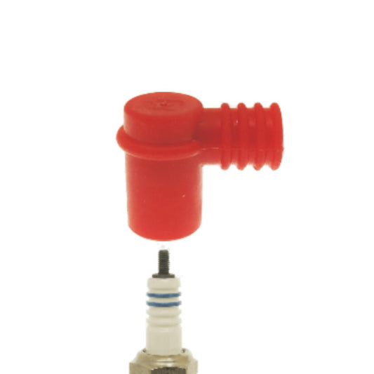 Cif Attacco Candela Filetto 4mm Silicone Rosso Scooter  9125