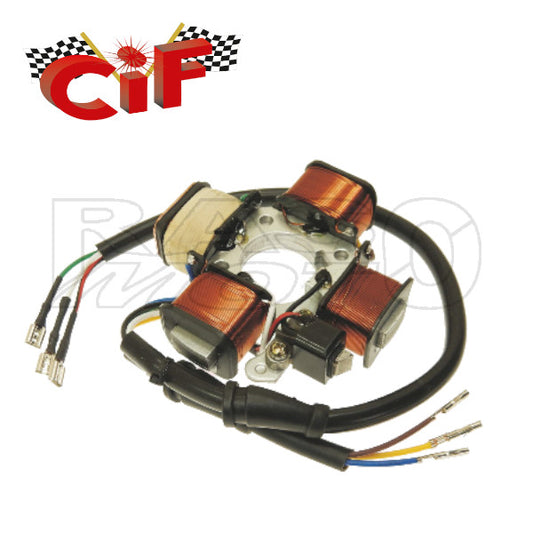 Cif 9148-E1 Statore Ciclomotori Modelli Con Frecce Piaggio CIAO - MIX - TEEN - BRAVO - GRILLO - BOSS