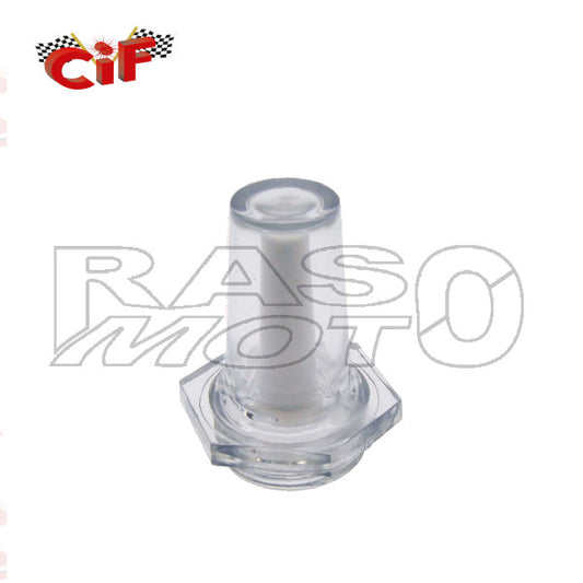 Cif Bicchierino in Plastica Trasparente per Controllo Livello Olio Piaggio VESPA PX - PX PE ARCOBALENO -  RALLY - 125 T5